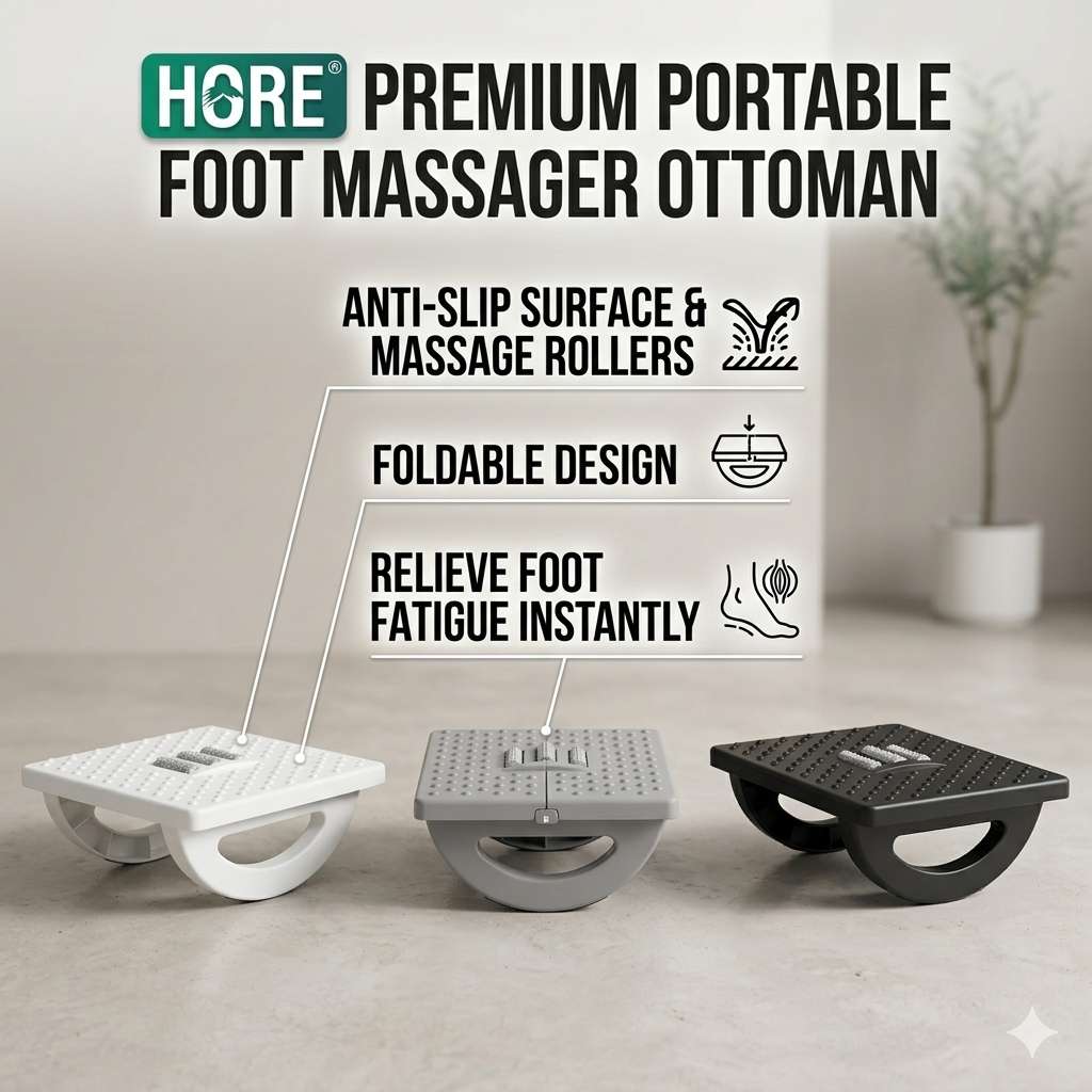 Portable Design Foldable Massage Ottoman