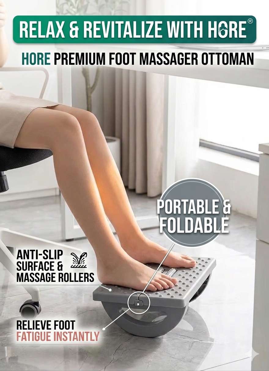 Portable Design Foldable Massage Ottoman